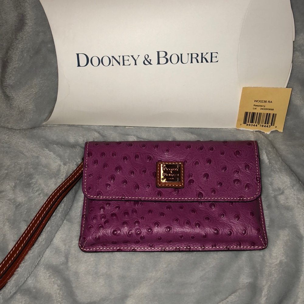 Dooney & Bourke Ostrich Wristlet Wallet